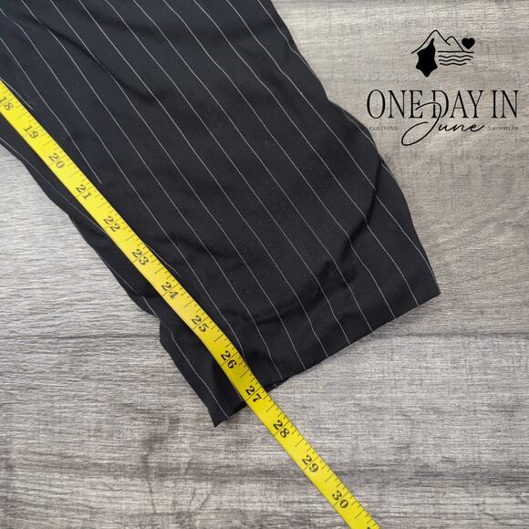 Express Stylist Tapered Leg Pinstripe Pants Size 2 - Picture 5 of 5
